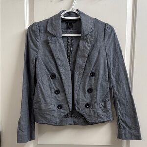 Marc By Marc Jacobs Gray Structured Blazer